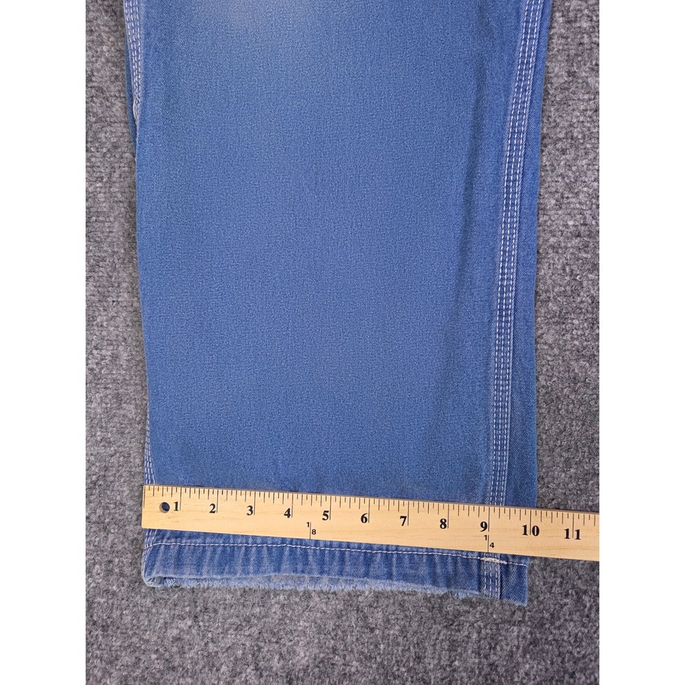 Berne Workwear Denim Bib Overalls Mens 40x34 Blue Carpenter B913DN - Picture 9 of 10